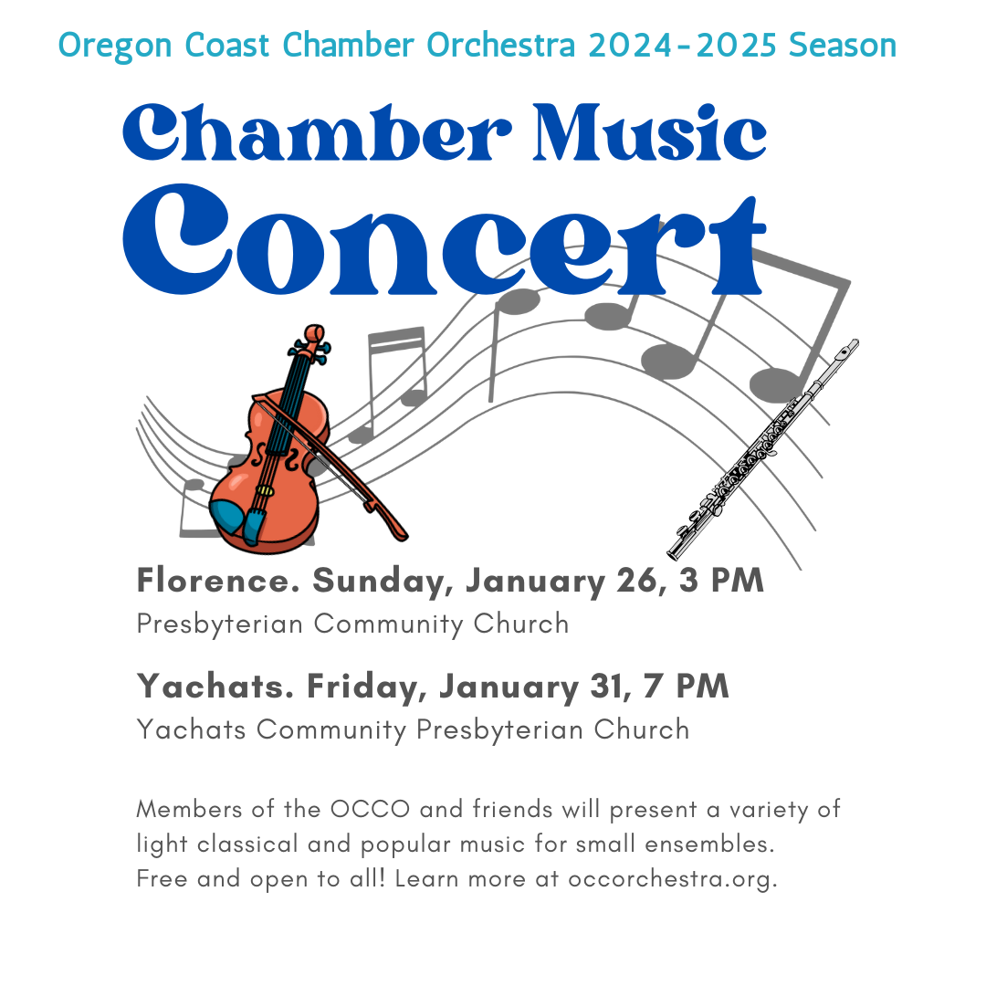 Oregon Coast Chamber Orchestra Presents Chamber Music Concert