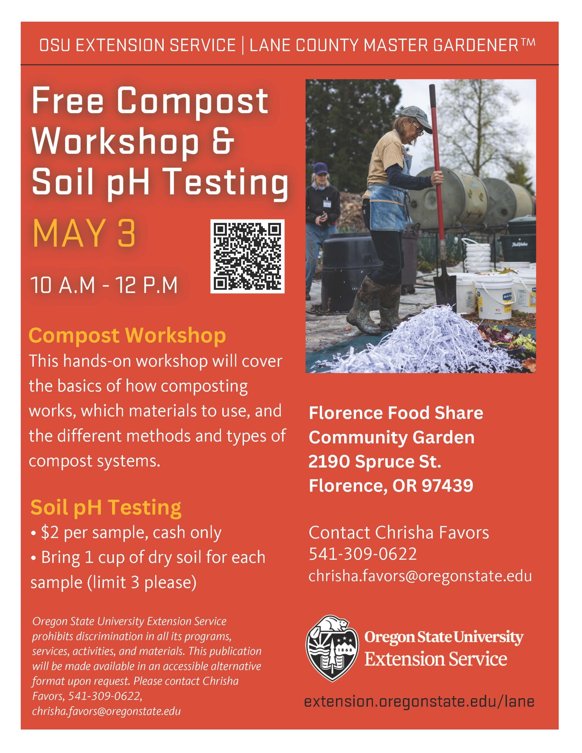 Free Compost Workshop at Florence Food Share Garden