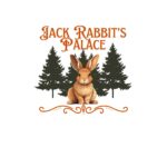 Jack Rabbit's Palace artwork with a rabbit in front of trees