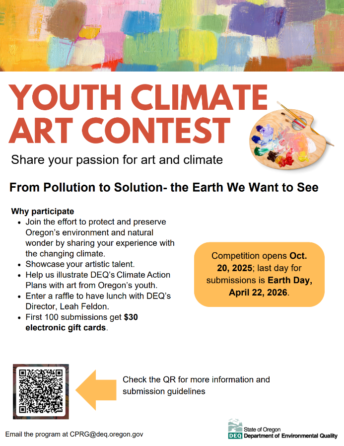 Local free workshop for Youth Climate Art Contest Feb. 28