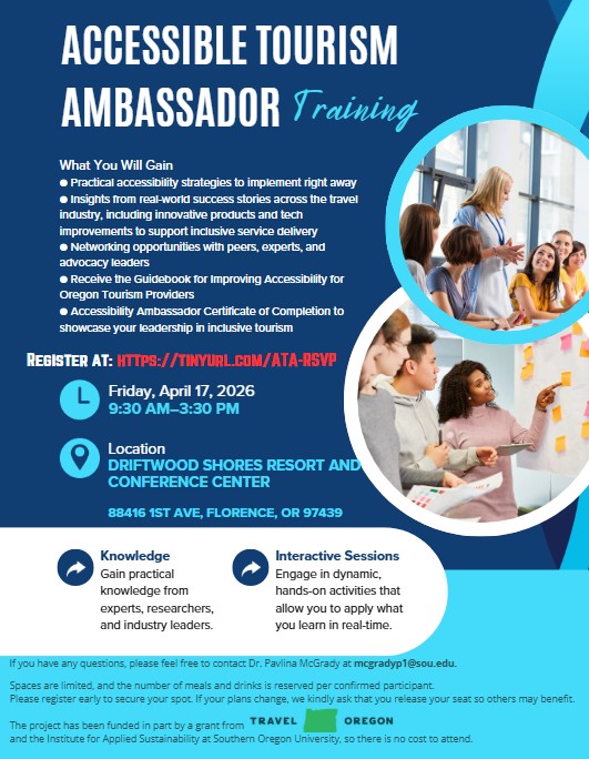 Accessible Tourism Ambassador (ATA) Training April 17