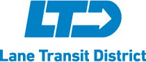 Lane Transit District, LTD, blue logo