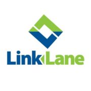 Link Lane logo, green and blue