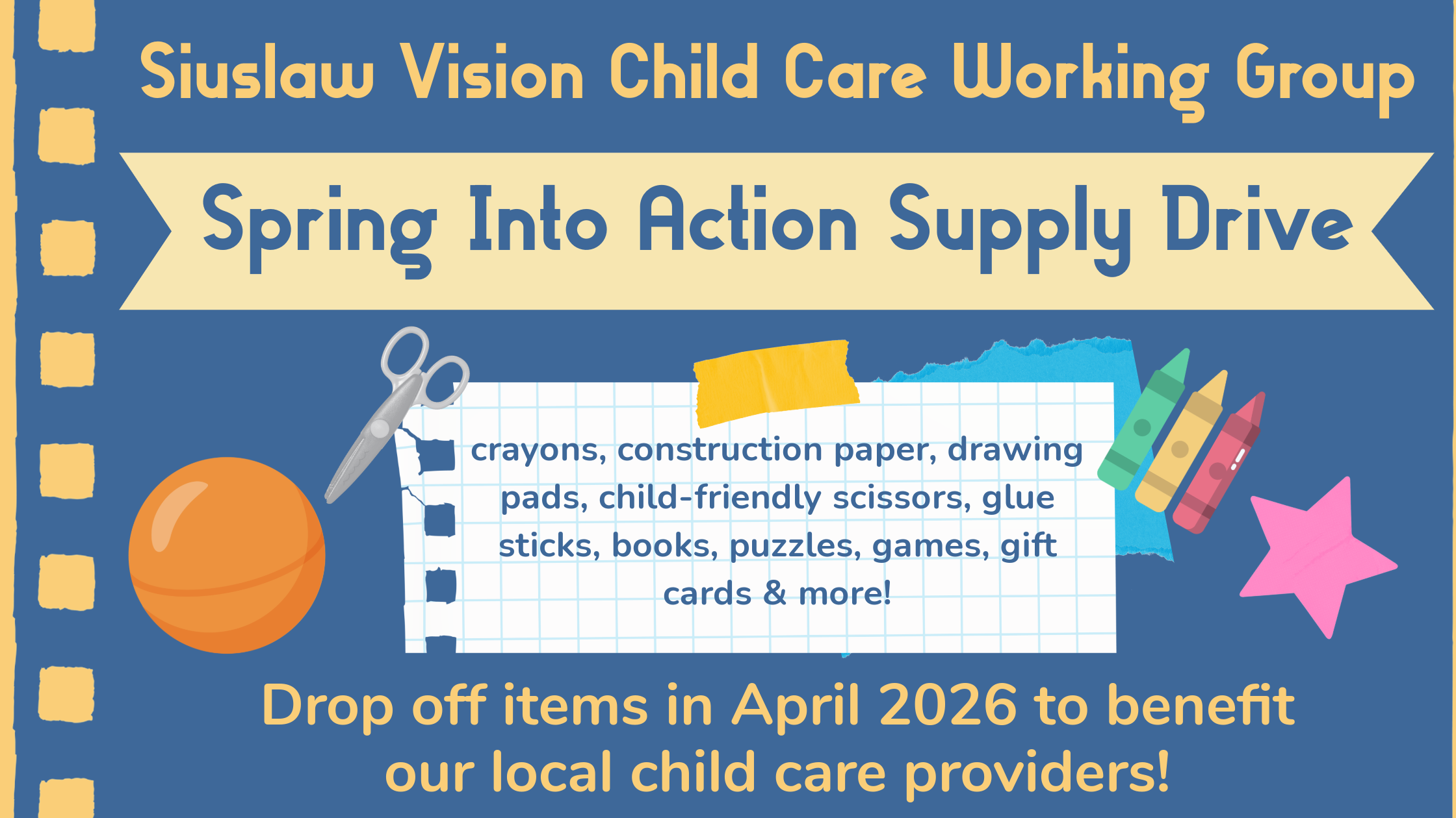 “Spring into Action” Supply Drive Supports Local Child Care Providers