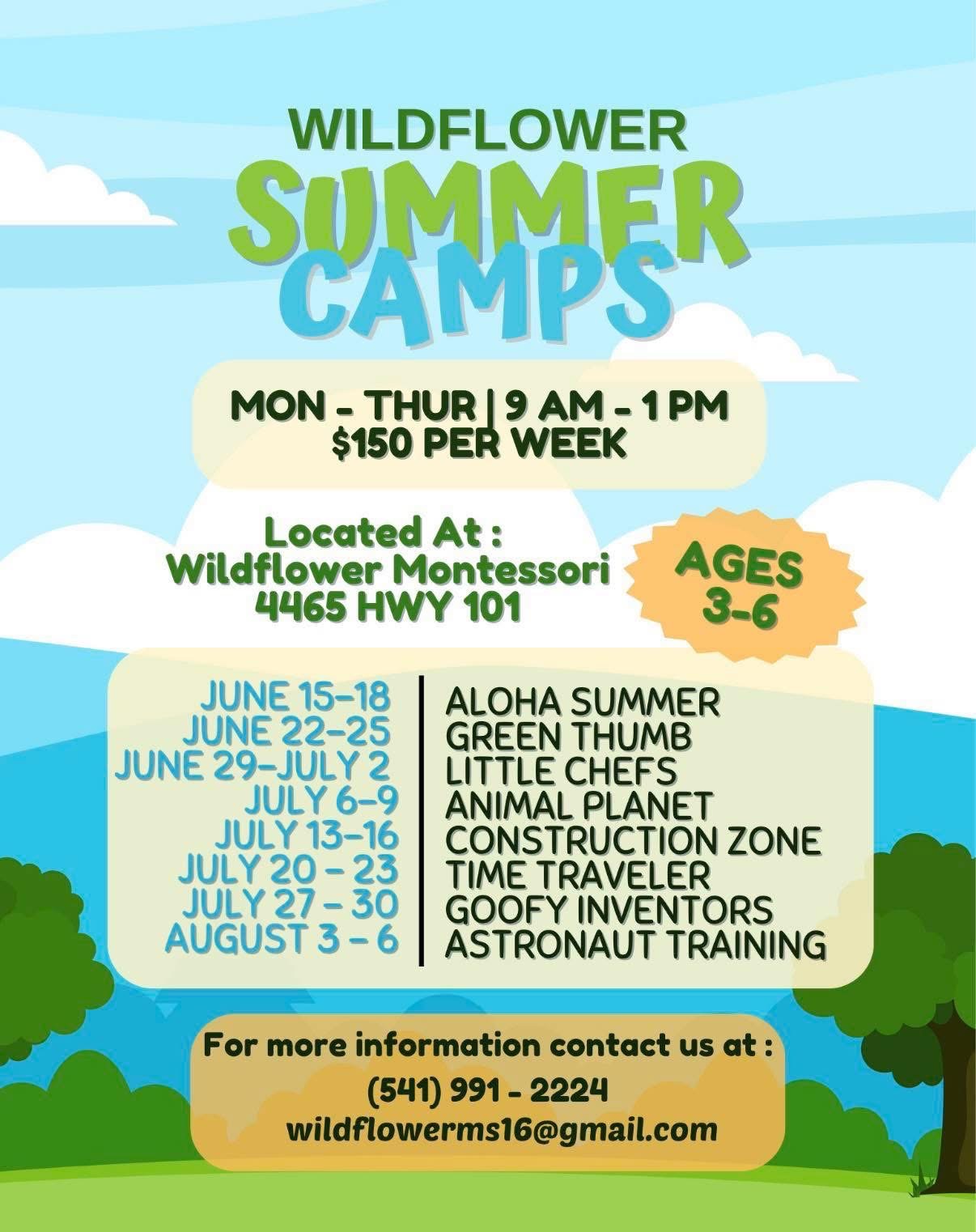 Wildflower Montessori School Summer Camps