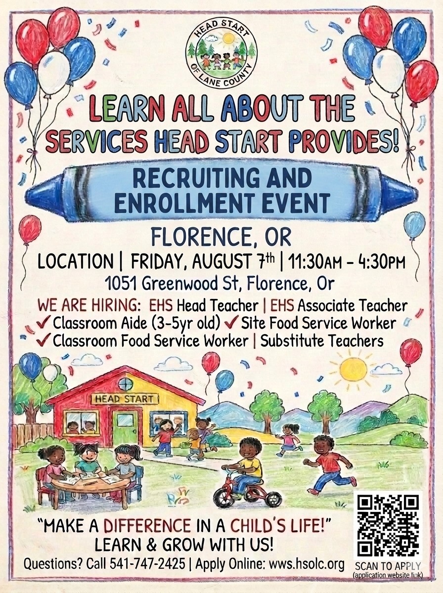 Head Start of Lane County-Recruiting and Enrollment Event