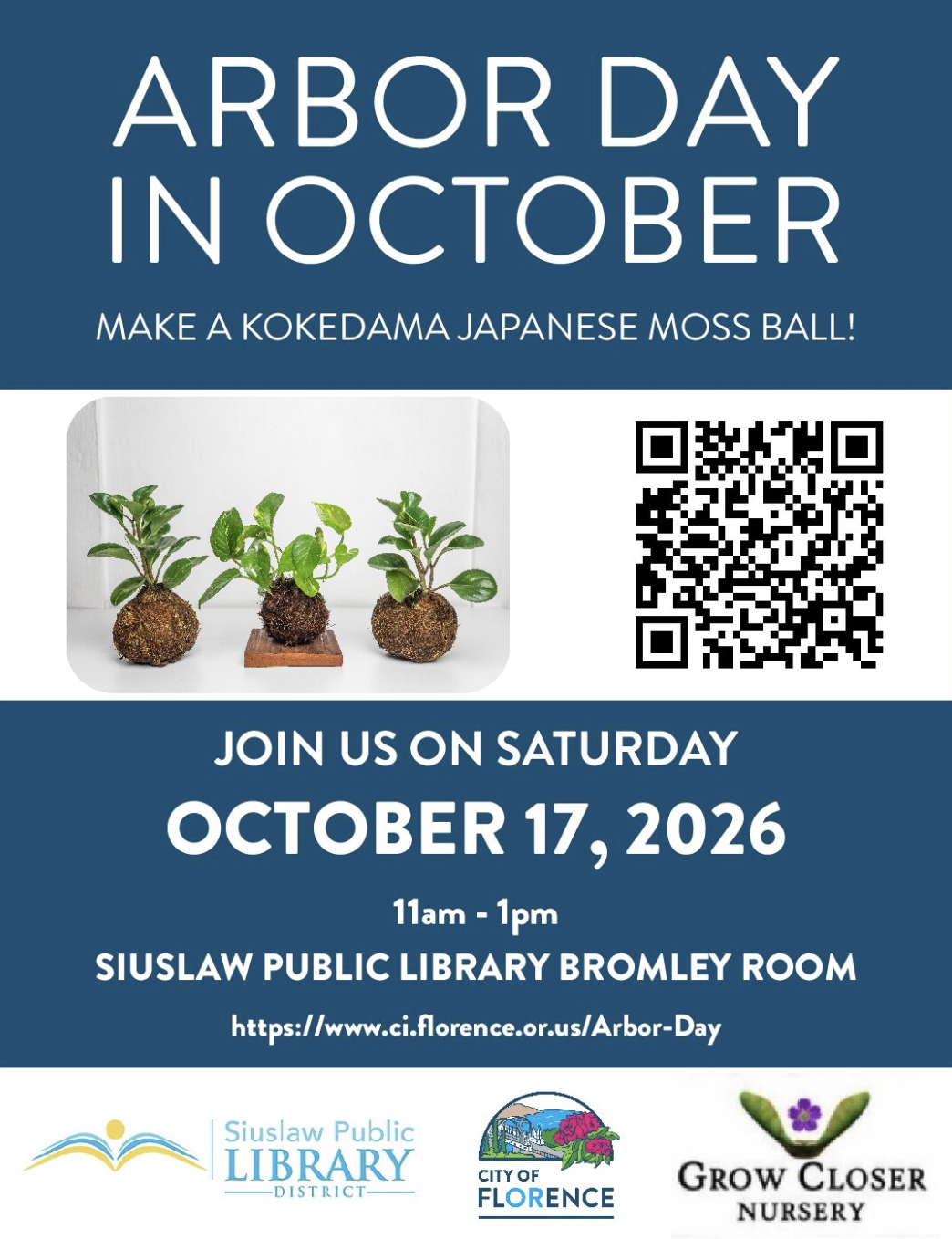 Arbor Day in October Community Event