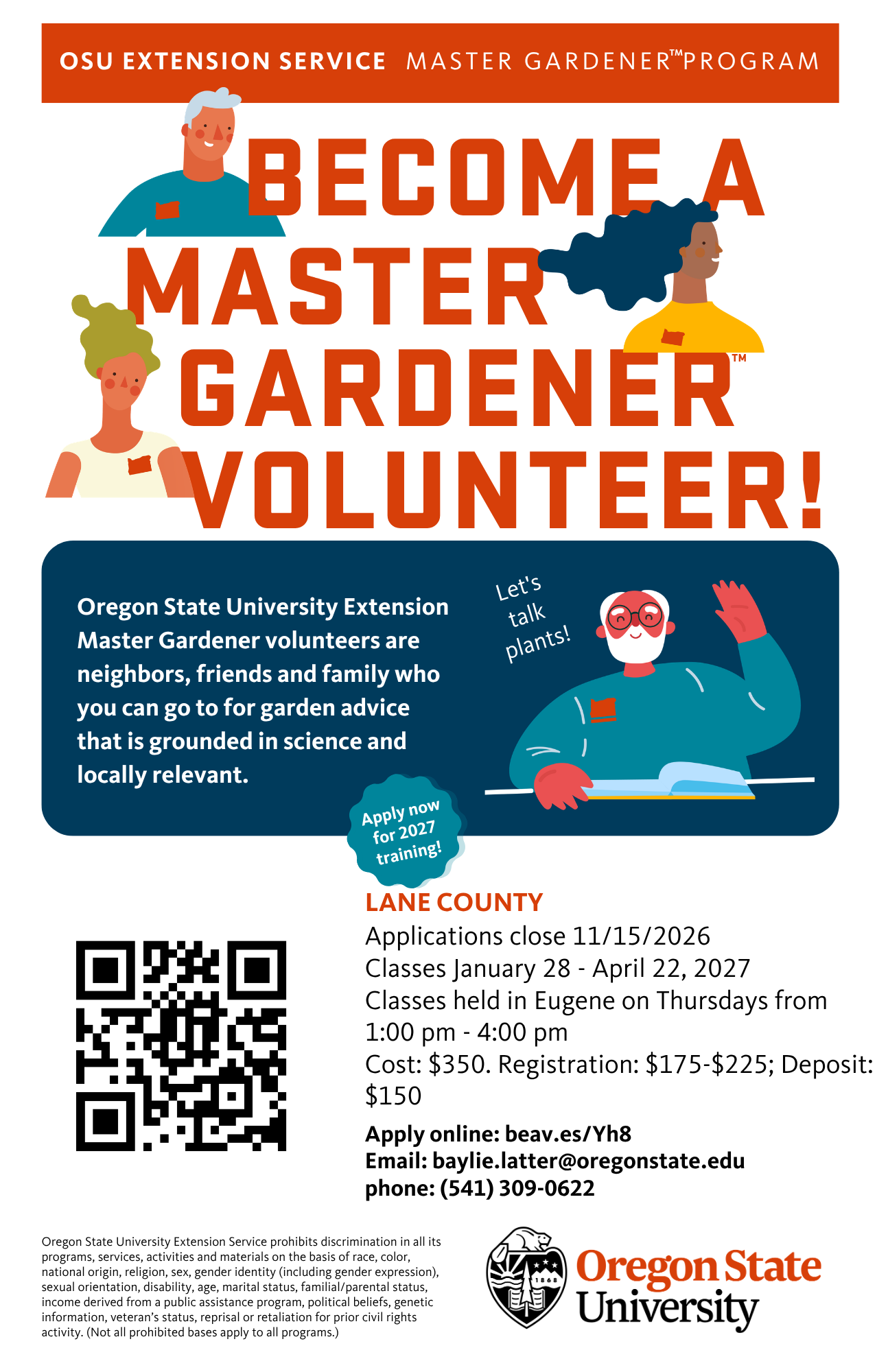 Become a Master Gardener in 2027!